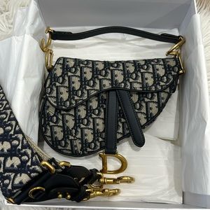 Dior Saddle Bag with Crossbody Strap